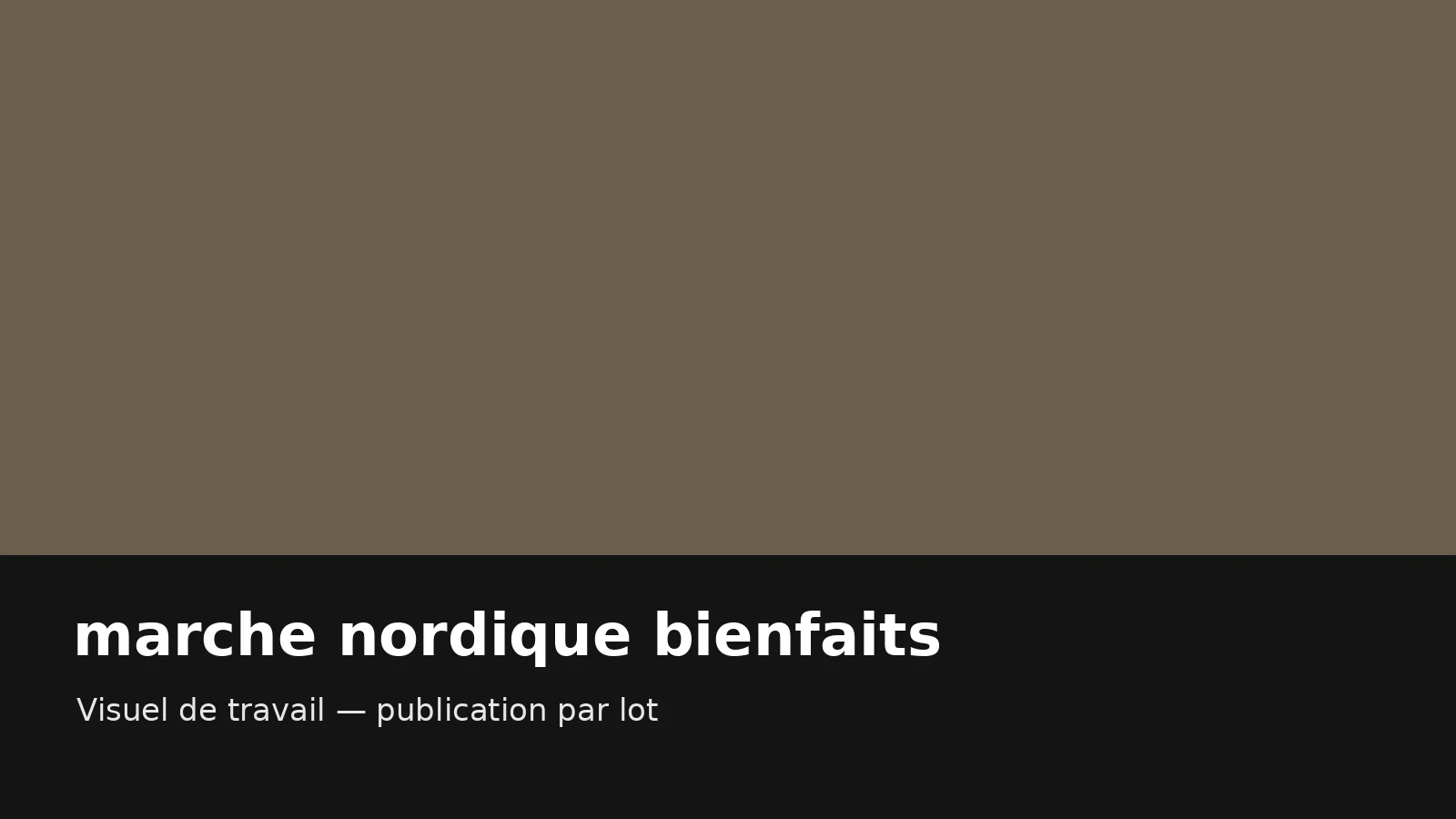 marche nordique en séance douce avec bâtons réglés
